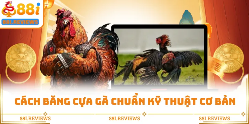 Cách băng cựa gà chuẩn kỹ thuật cơ bản