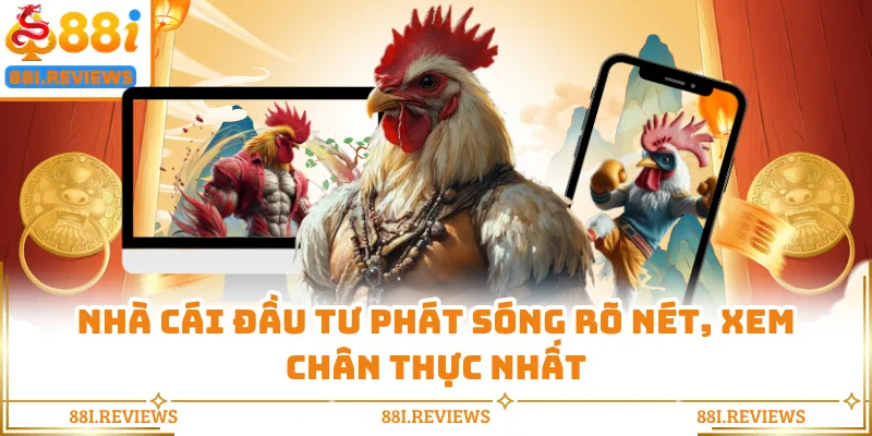 Nhà cái đầu tư phát sóng rõ nét, xem chân thực nhất